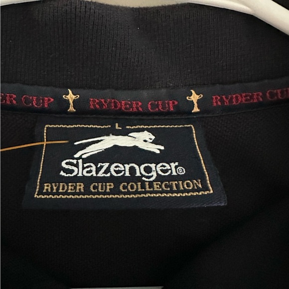 Vintage Slazenger Ryder Cup Collection Polo Shirt 2001 The Belfry Golf Size L - Picture 6 of 9